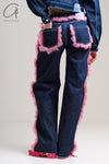 CONSTANÇA ENTRUDO Merino wool denim trousers AW23_TRO08